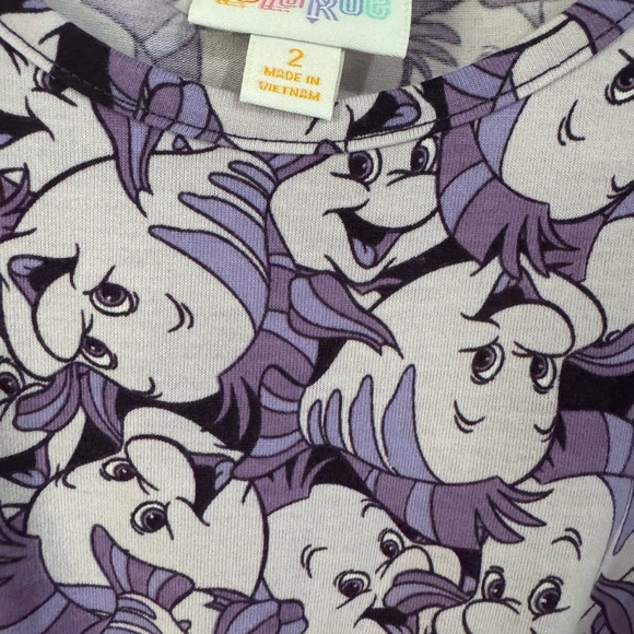 Disney LulaRoe Mae (Little Mermaid Flounder) - Picture 3 of 4